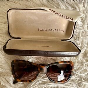 BCBGMaxAzria Brown Tortoise Sunglasses